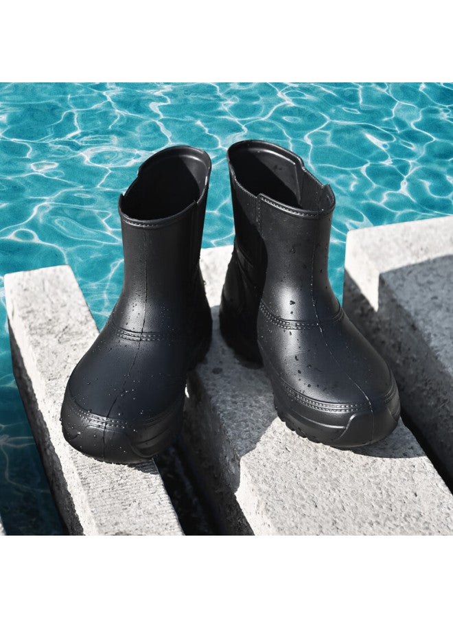 Kitchen Shield Chudun Chudun Non-slip Shoes, Snow Boots, Rain Boots, Waterproof, Non-slip, Oil-resistant, Eva Wading Work Shoes, Black, Size 35/36 - Image 5