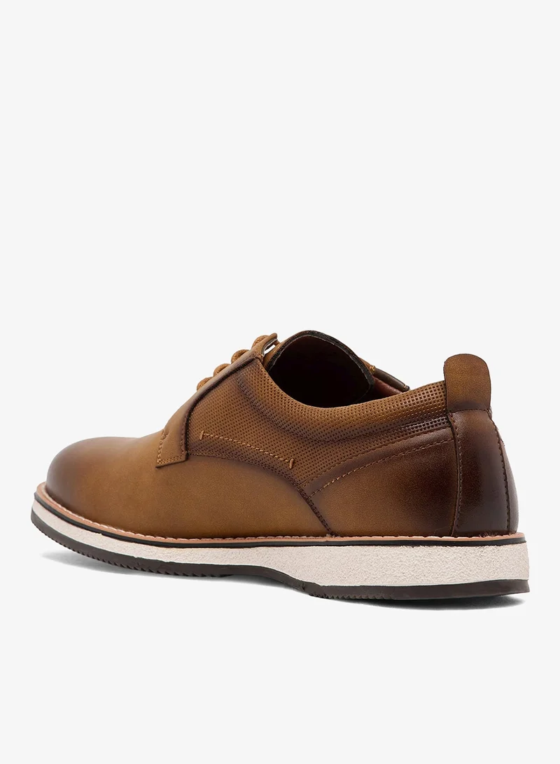 Robert Wood Welt Detail Casual Lace Ups