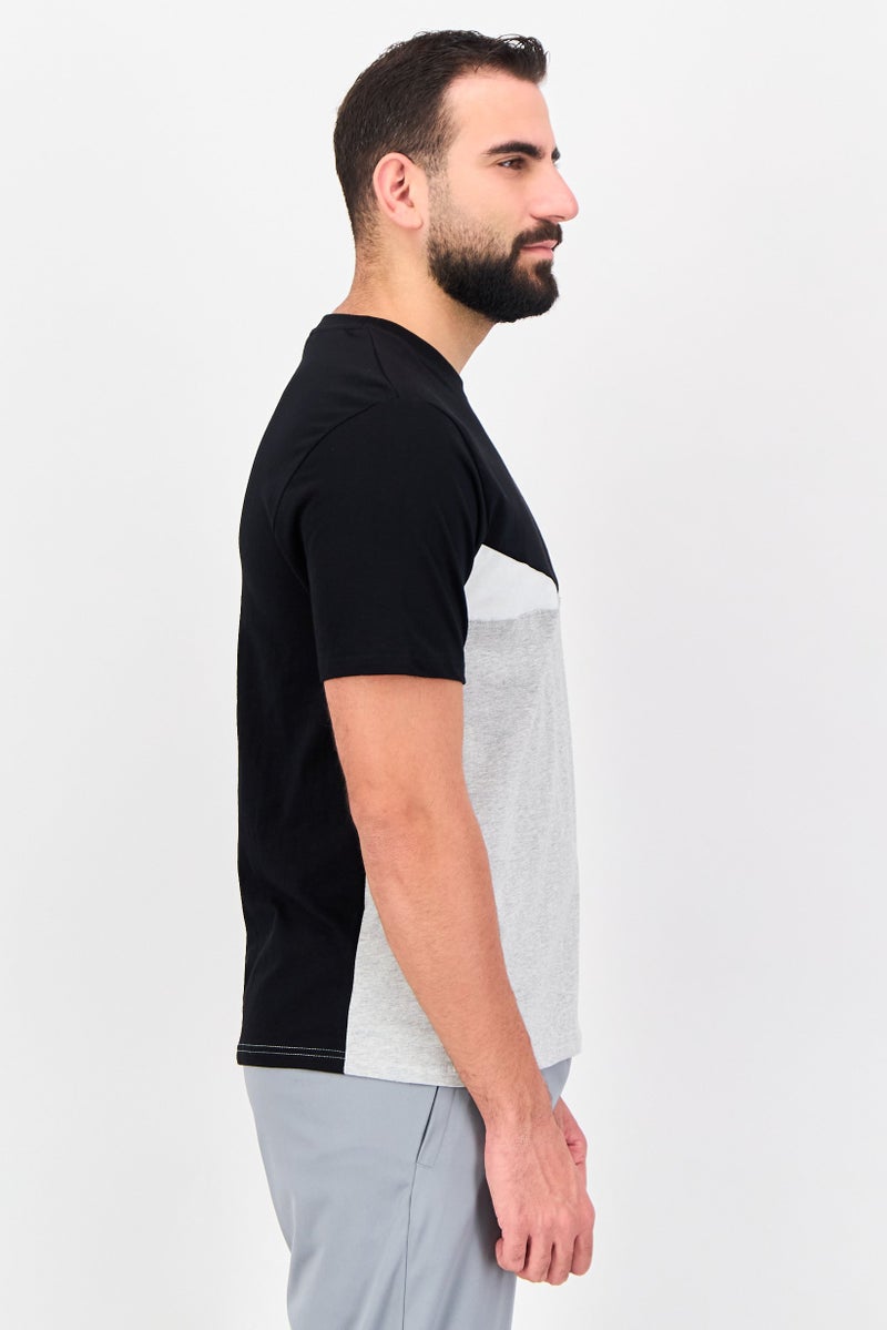 FILA Men Sportswear Fit Short Sleeve Outdoor T-Shirt, Multicolor - Image 2