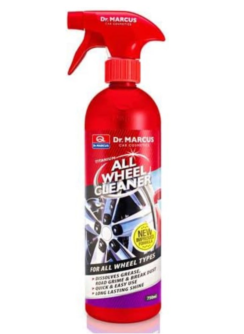 Dr.MARCUS Tire Cleaner And Polish, 750 ml, With Powerful Titanium Technology For Removing Stubborn Dirt, Swiss-Made, Suitable For All Types Of Rims And Tires.  - Image 3
