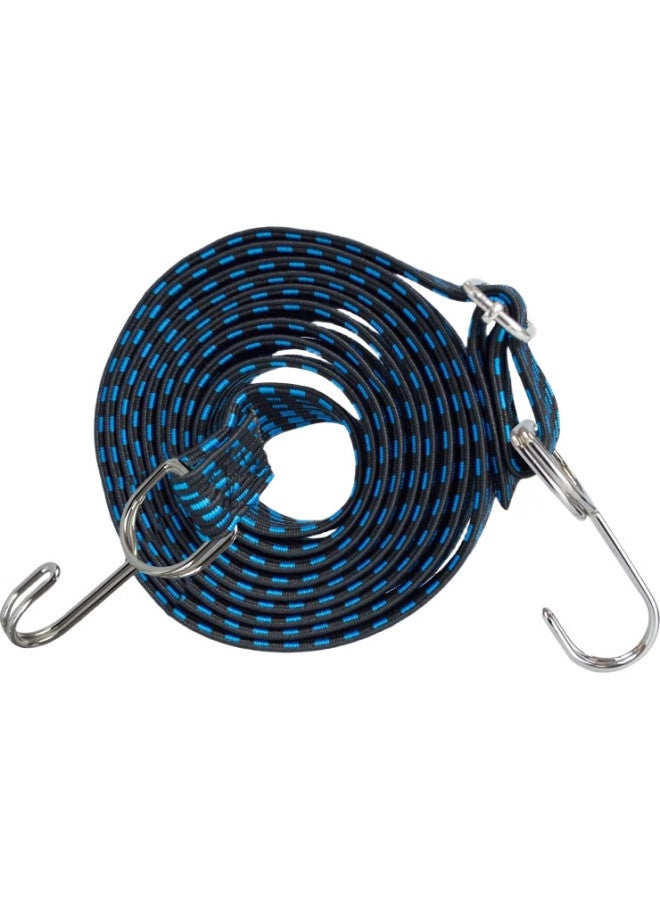 HOTUN Bicycle Mountain Bike Strap, Binding Rope, Motorcycle Luggage Strap, Elastic Rope, Tie-Down Strap, Rack, 3 Meters, Blue - Image 3