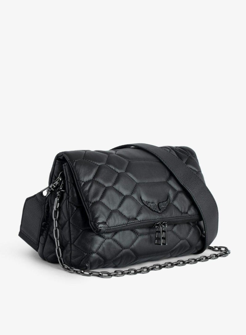 ZADIG & VOLTAIRE Rocky iconic women’s black grained leather bag - Image 3