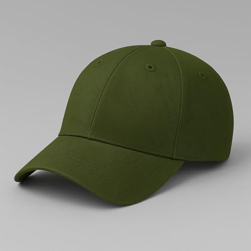 ENCIGER Unisex Cotton Baseball Cap Combo - Adjustable Unisex Sports Caps, Casual Outdoor Hats - Pack of 3 Free Size Black_Olive_Navy - Image 2