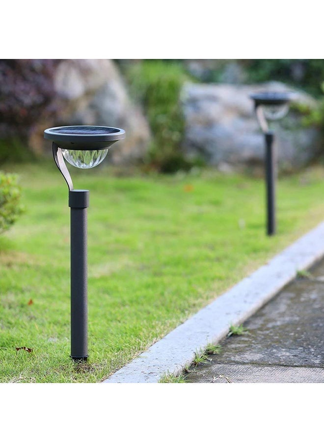 NIBEMINENT 2 Pack Solar Garden Path Light Black/Clear - Image 2