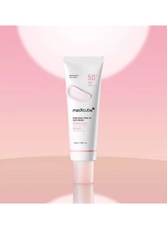 Medicube Pdrn Pink Tone Up Sun Cream SPF50+ PA++++ for Skin Brightening, Anti Wrinkle and UV Blockage, 50ml  - Image 3