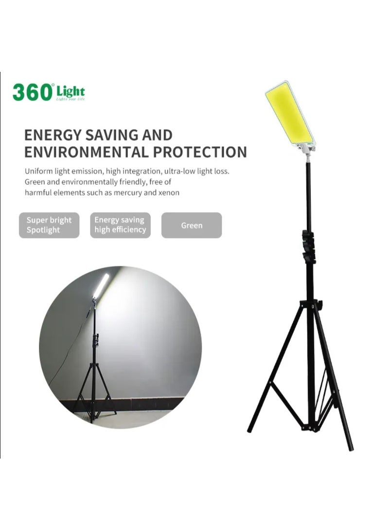 Generic 360 led light with tripod for camping outdoors, with Carry bag, Remote control, Tripod mount with adjustable height (White light)  - Image 4