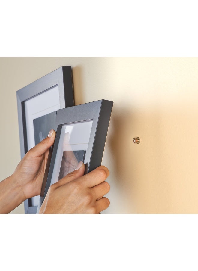 Hangman Double-Headed Bear Claw Hangers â€“ 4-in-1 Hooks for D-Rings, Wire, Sawtooths & Keyholes: BCK-50 , Gold - Image 2