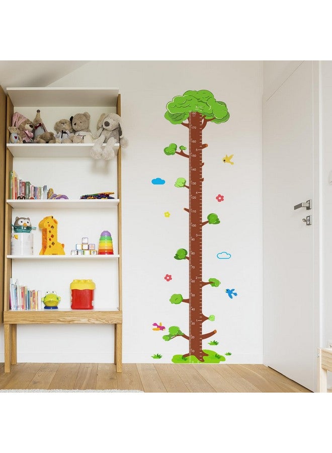 DEKMILE Tree Self-adheve Vinyl Nursery Wall Decal Baby Growth Chart Sticker for Bedroom Play Room - Image 2