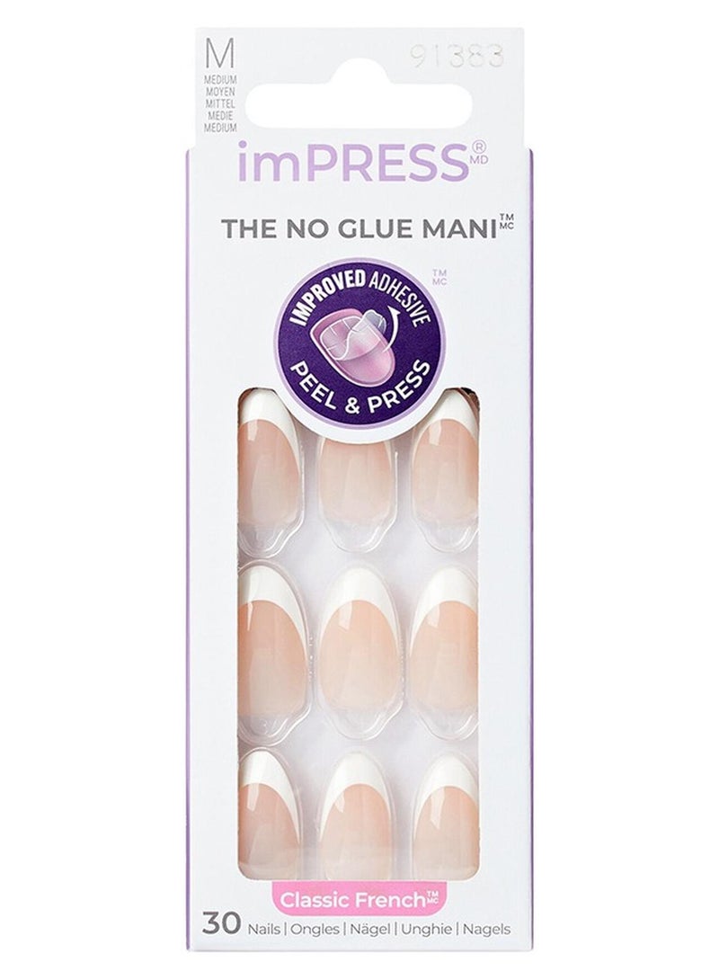 Impress Nails Everlasting - Classic French Medium Ifc03C - Image 1