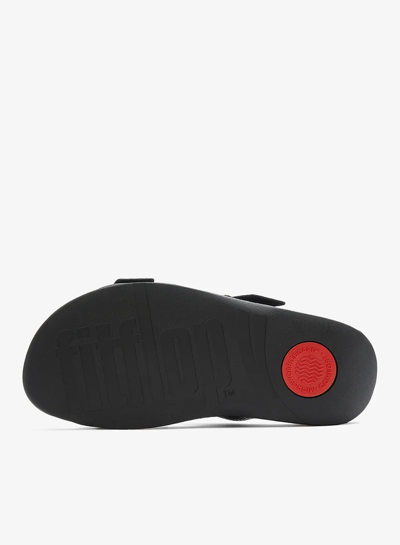 FitFlop Black Gogh Moc Casual Slides for Men | Best Price UAE