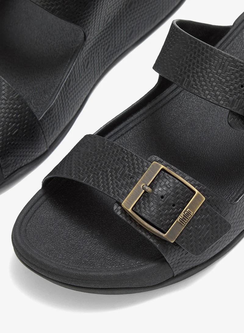 FitFlop Black Gogh Moc Casual Slides for Men | Best Price UAE