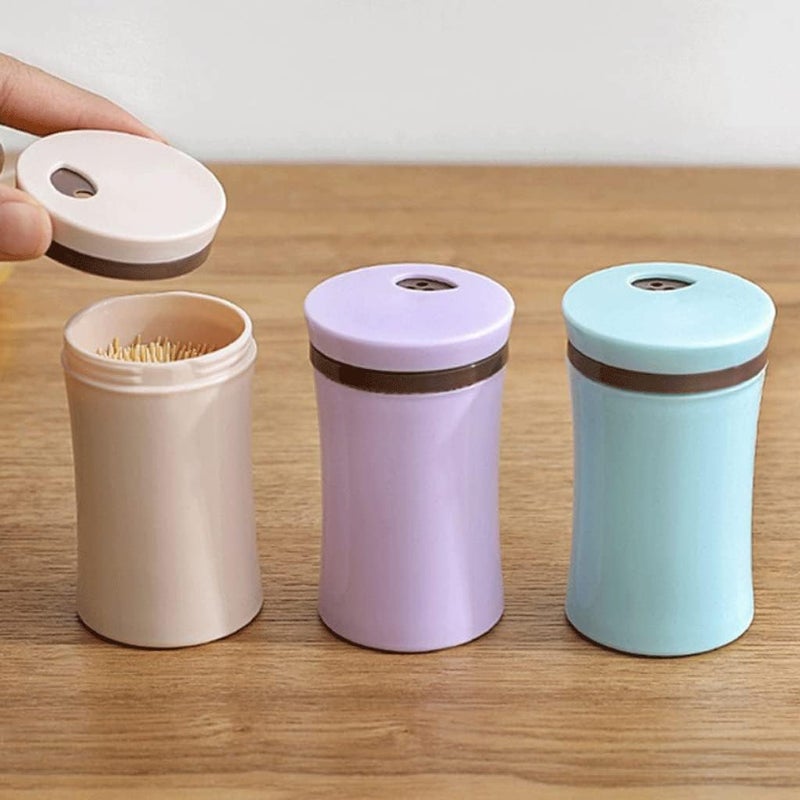 Fashion Plastic Toothpick Holder Simple Toothpick Dispenser Portable Toothpicks Container Detachable for kitchen Restaurant Chic - Image 3