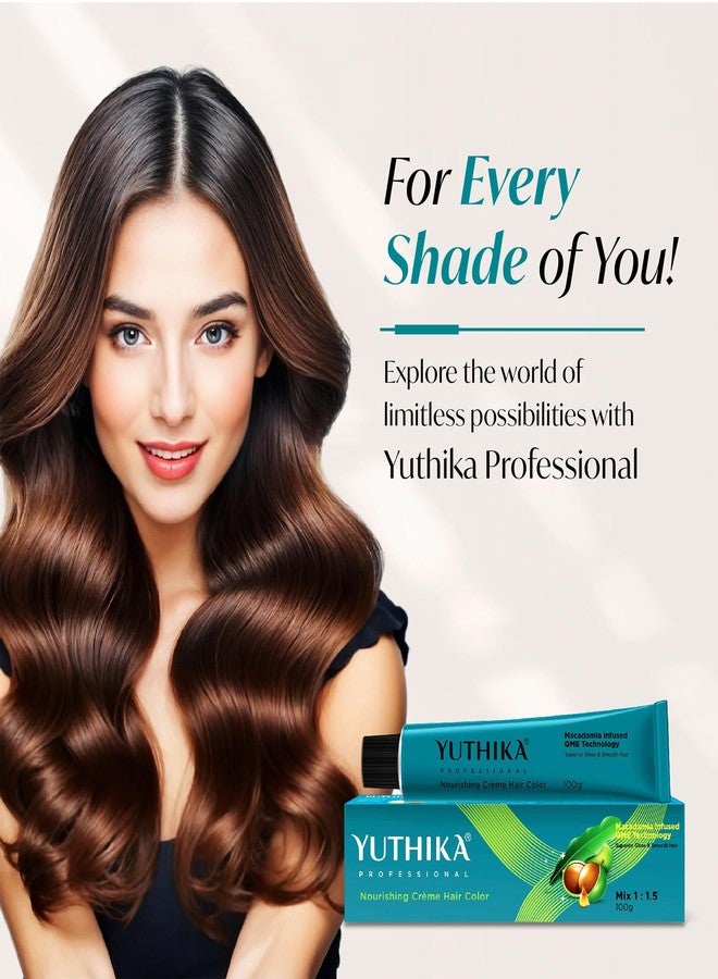 YUTHIKA Professional Creme Hair Colour Magenta Red (Shade MRED) 100g | Permanent Hair Colour & Dye | Vibrant Colour Payoff | Silky, Shiny & Long Lasting | For Women & Men | All Hair Types - Image 2
