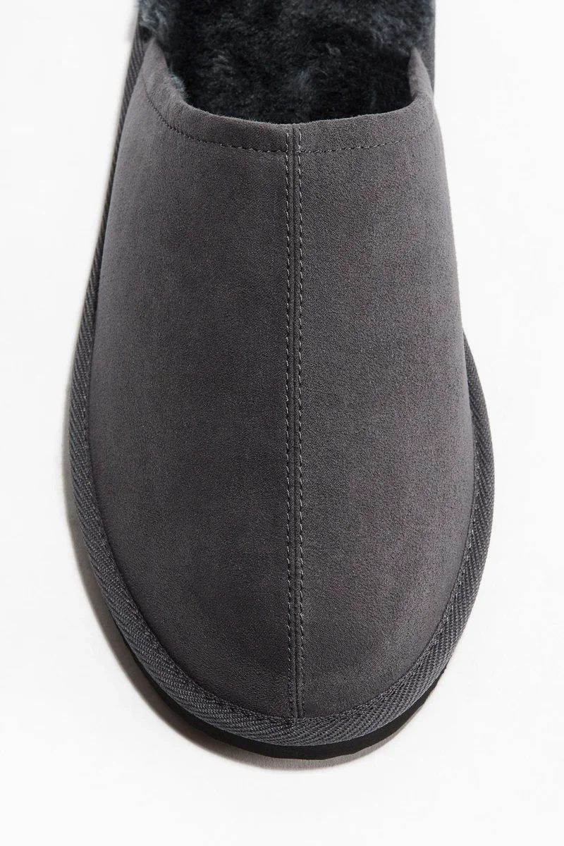 اتش اند ام Pile-lined slippers