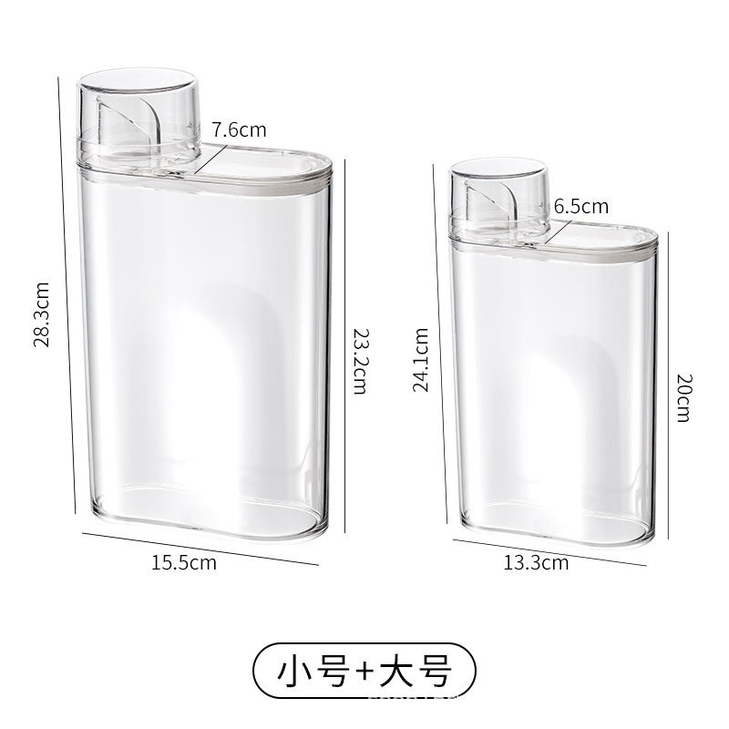 Laundry Liquid Bottled Clothes Softener Empty Bottle Bathroom Shampoo Body Soap Large Capacity Supplement Replacement Bottle - Image 1