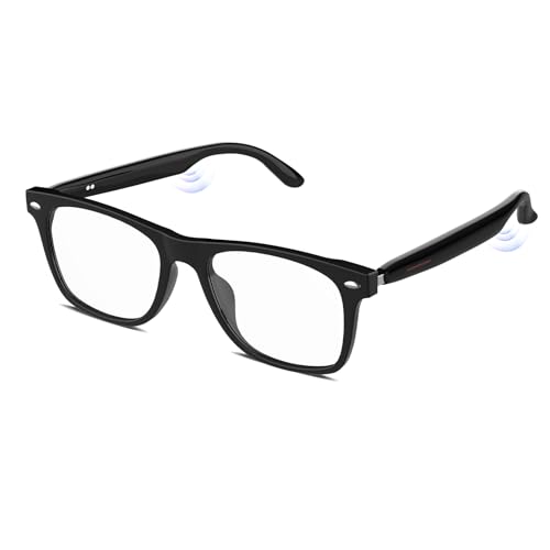 Jacuate Bluetooth Audio Smart Glasses for Women MenBlue Light Blocking Bluetooth Glasses with Open Ear SpeakerVoice Control HandsFree Calls Builtin Microphone for iPhone Android MusicWork - Image 1