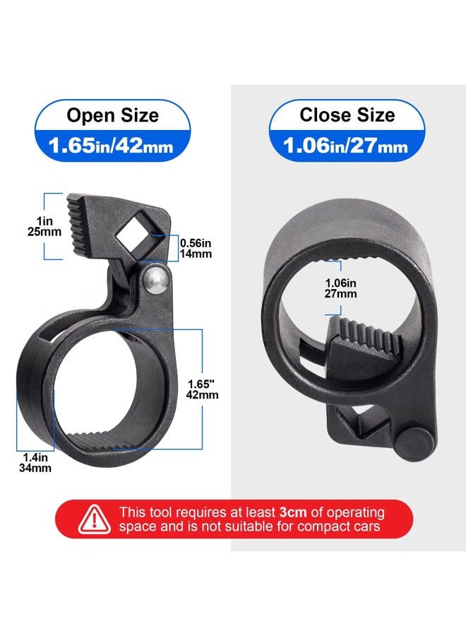 Toolwiz Universal Inner Tie Rod Hex Wrench Repair Removal Tools 27-42mm for Car Truck Vehicle Motorcycle, Compatible with Mercedes Benz, BMW, Toyota, Honda, Ford - Image 3