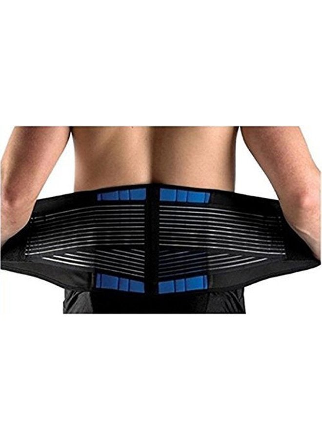 AMZSTAR Back Support Brace, Deluxe Neoprene Double Pull Support Lumbar Lower Back Brace and Waist Support Belt for Back/Slipped Disc Pain Relief (Small/22-28) - Image 1