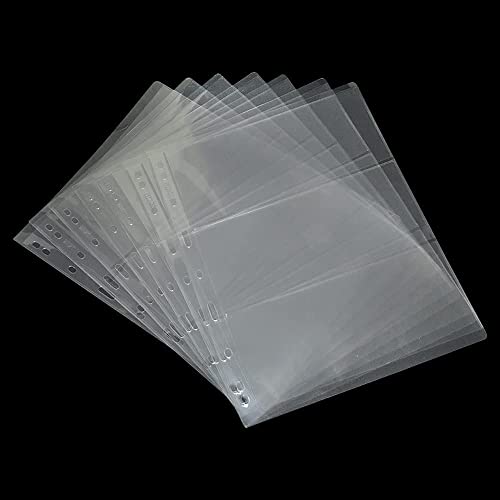 Lewano Currency Sleeves For Collectors-Acid Free Plastic Sheets, Punched Album Pages Paper Money Collection Dollar Bills Foreign Or Coupons (20) 6 Years & Up White Kids - Image 4