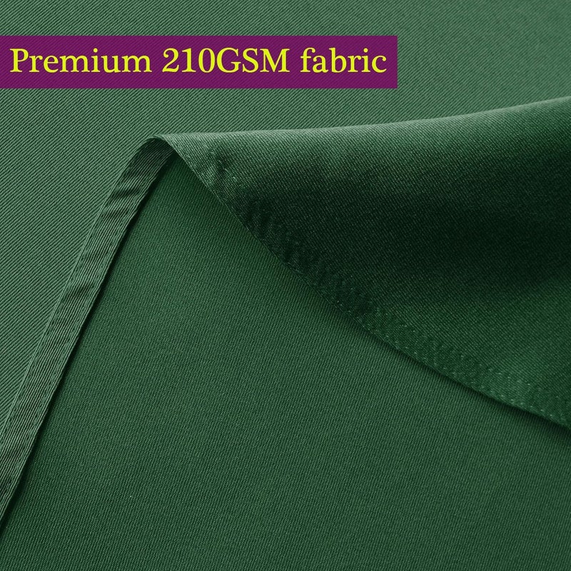 Obstal 210GSM Rectangle Green Table Cloth, Christmas Decorations Waterproof Tablecloth, Table Cover Protector for Holiday Party Use (Blackish Green,60 x 84 Inch) - Image 3