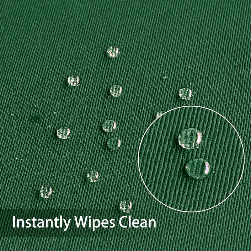 Obstal 210GSM Rectangle Green Table Cloth, Christmas Decorations Waterproof Tablecloth, Table Cover Protector for Holiday Party Use (Blackish Green,60 x 84 Inch) - Image 2