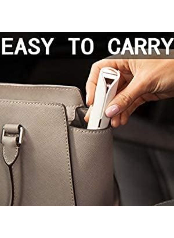 إزالة شعيرات الوجه للمرأة أداة إزالة شعيرات سريعة آمنة، حلاقة مائية مع مصباح LED لشعر الوجه/الشفة العلوية/الذقن، قابلة لإعادة الشحن - Image 4