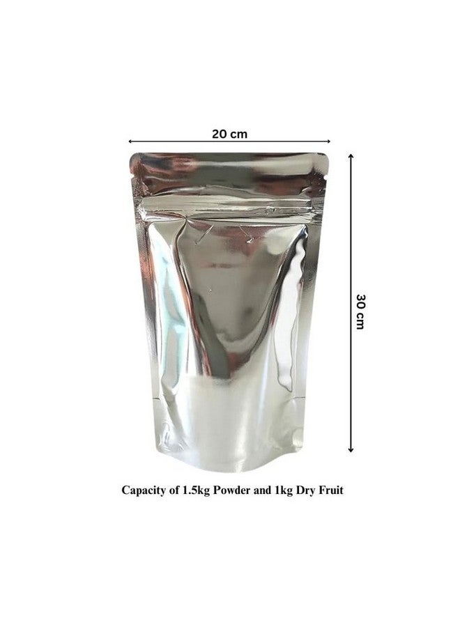 Deera Both Side Silver with Ziplock Pouch (Silver)(200mmx300mm)(Pack of 25) - Image 3