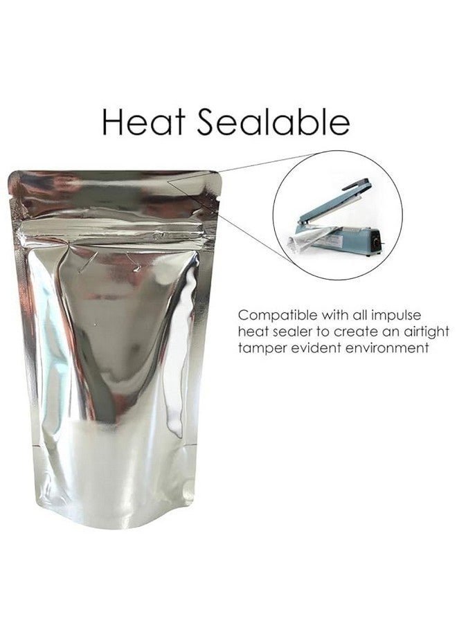 Deera Both Side Silver with Ziplock Pouch (Silver)(200mmx300mm)(Pack of 25) - Image 2