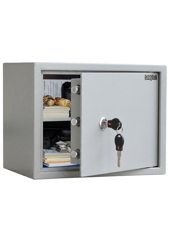Safety Tech GN 30 M1 Cash and Personal Safe with Computer Lock and 2 Uncopyable Encrypted Keys - Easy to Use - Image 1