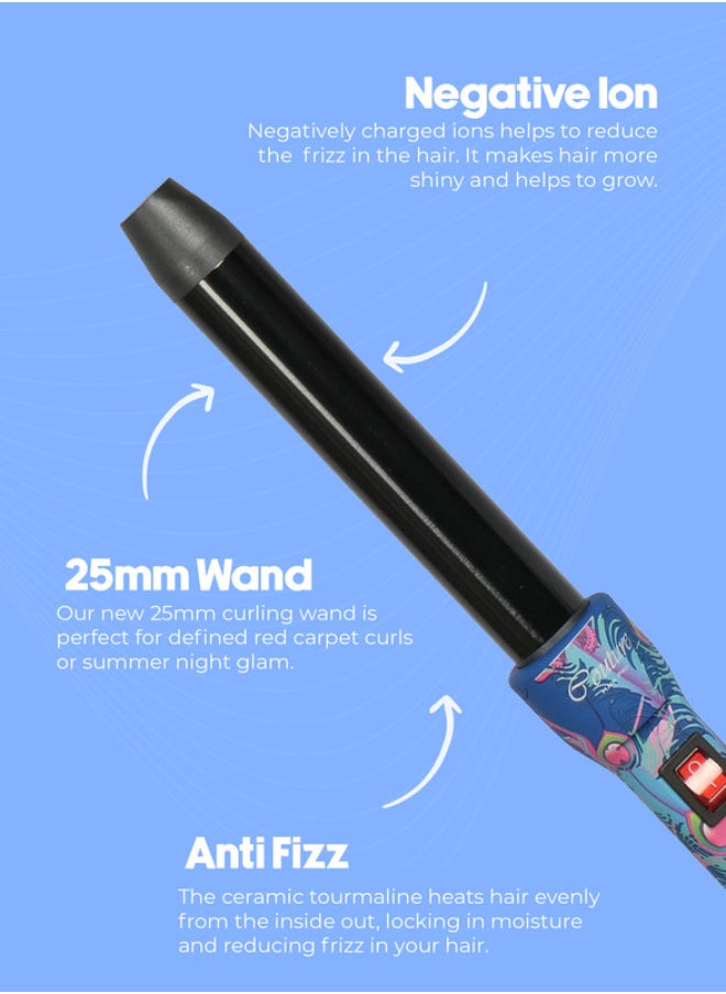 Couture Hair Pro Hair Curler Peacock - Premium Salon Quality - Well defined Curls  - Image 2