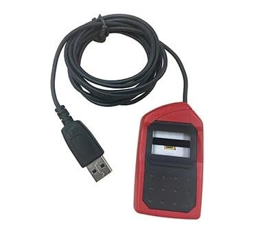 Yukonics L1 Morpho MSO 1300 E3 RD | Biometric Fingerprint USB Scanner | Latest Version with High Security & Durability Scanner Device (Red & Black) - Image 5