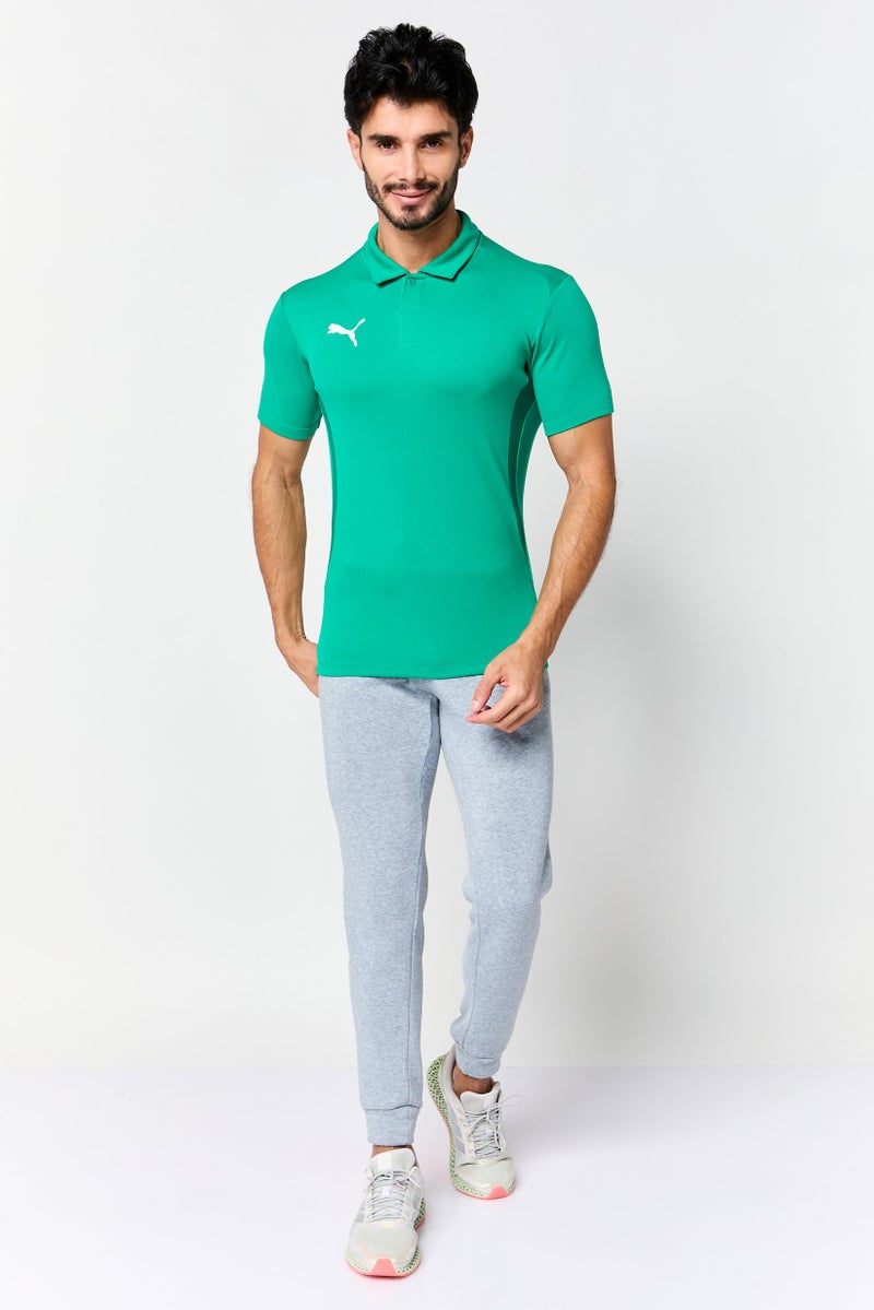 PUMA Men Sportswear Fit Short Sleeve Outdoor Polo Shirt, Green - Image 3
