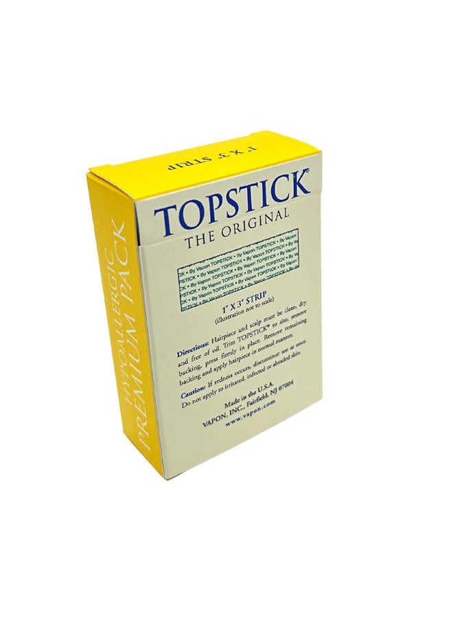 Vapon Topstick 1" X 3" - Clear Strips - New Hypoallergic Premium Pack - 120 Count - Image 3