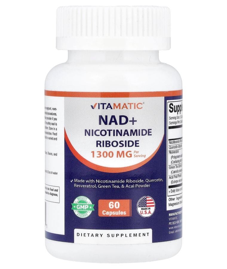 Vitamatic NAD+ 60 كبسولة