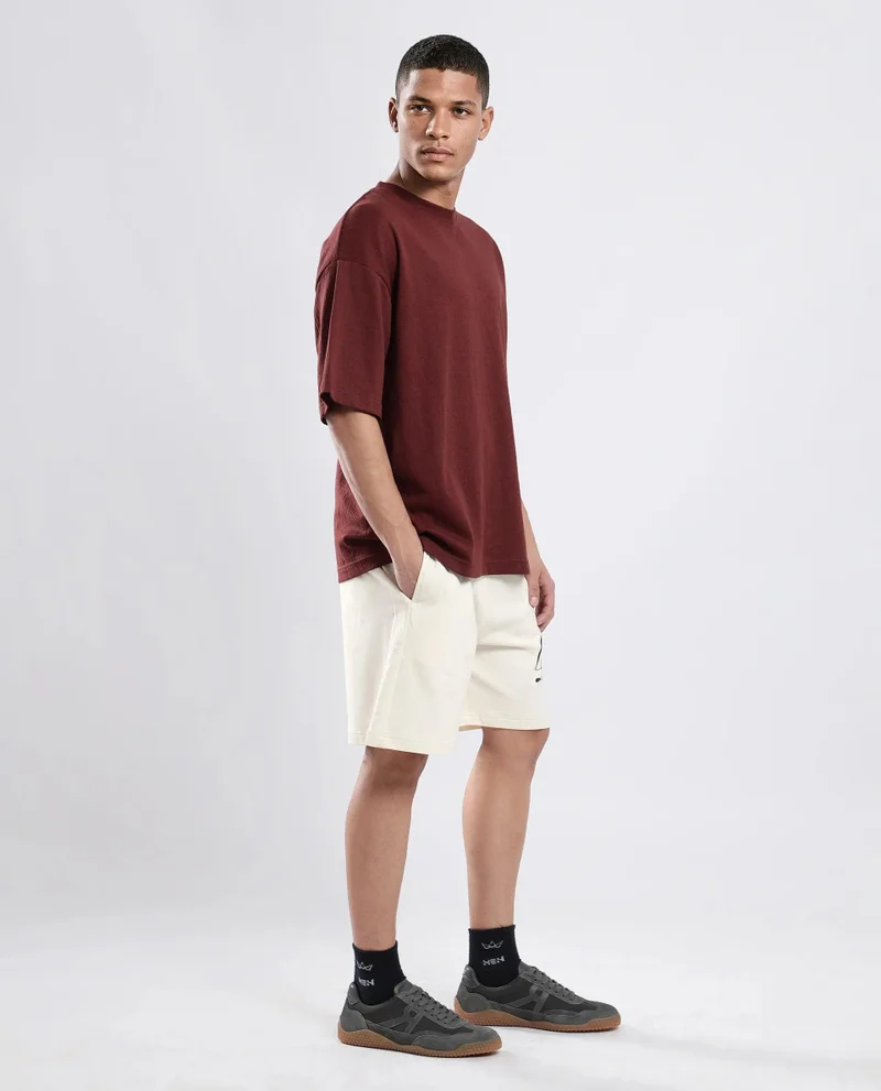 Rare Rabbit Men's Oversized Graphic Print Shorts