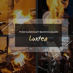 Luxtea 350ml/12.5oz Insulating Teacup Double Layer Glass Mug Heat Resistant Cup for Infusing Coffee, Milk, Tea, etc - Image 4