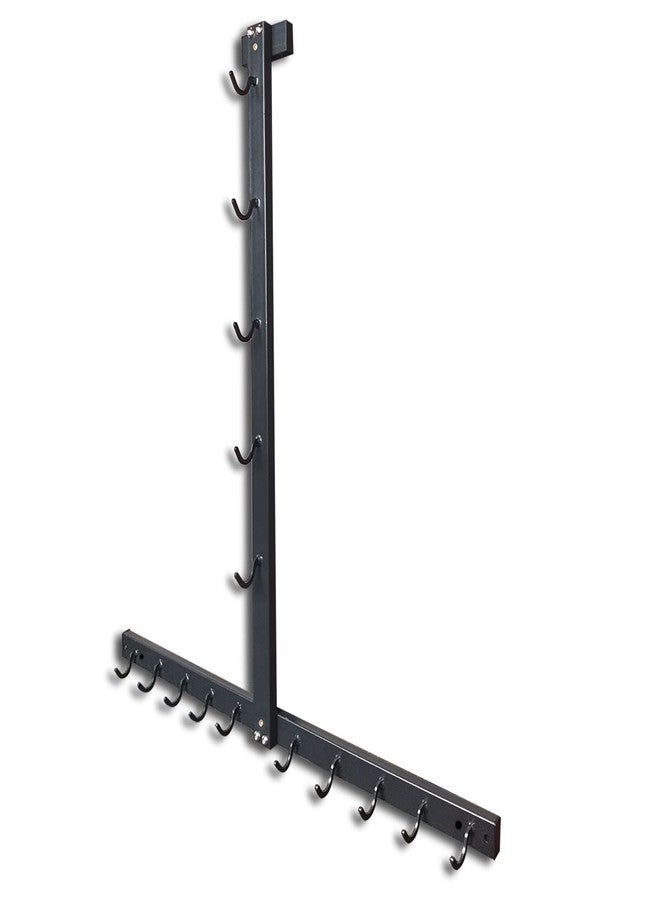 BLUSLM Gym Fitness LAT Pull Down Bar Storage Rack for Mag Grip, Heavy Duty A-Frame Stand for LAT Pulldown Attachments & LAT Bar (T-ZHIJIA) - Image 1