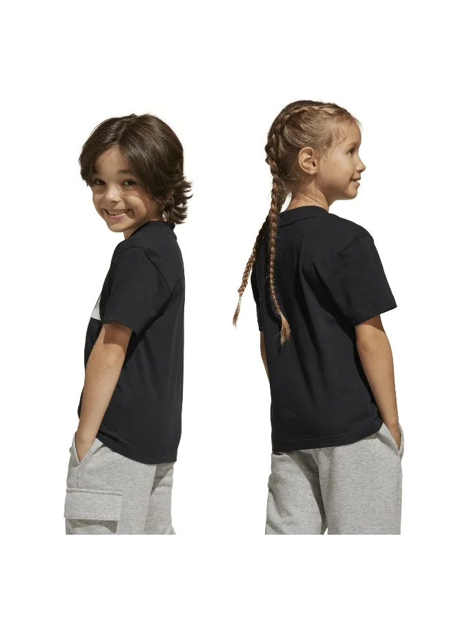 adidas تيشيرت تدريب Lk Bl Tee 160 أسود للأطفال 3-4 سنوات