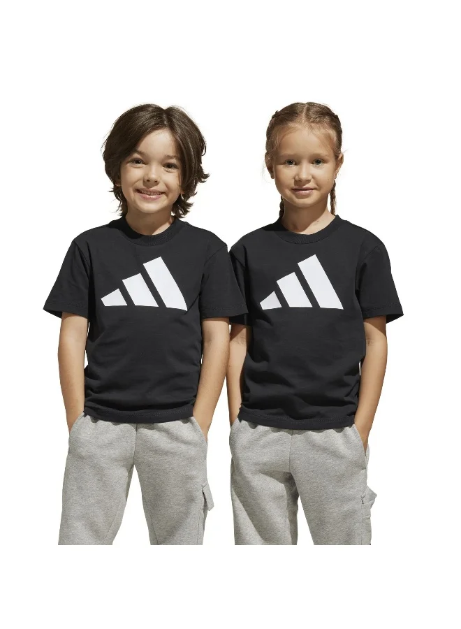 adidas تيشيرت تدريب Lk Bl Tee 160 أسود للأطفال 3-4 سنوات