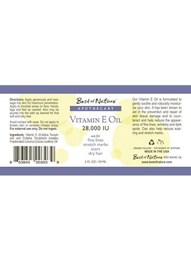 Best of Nature - Vitamin E Oil 28000 Iu 100% Natural - Image 1