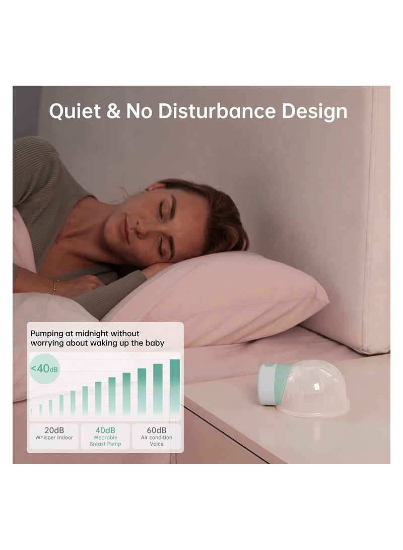 Gonice Wearable Electric Breast Pump - USB Rechargeable, Hands-Free, and Portable Electric Breast Pump, Wireless Pump, Low Noise &Painless Breastfeeding - Image 5