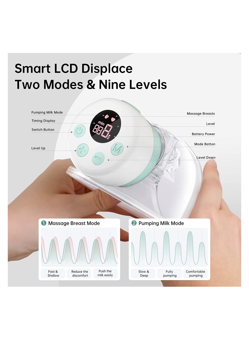 Gonice Wearable Electric Breast Pump - USB Rechargeable, Hands-Free, and Portable Electric Breast Pump, Wireless Pump, Low Noise &Painless Breastfeeding - Image 4