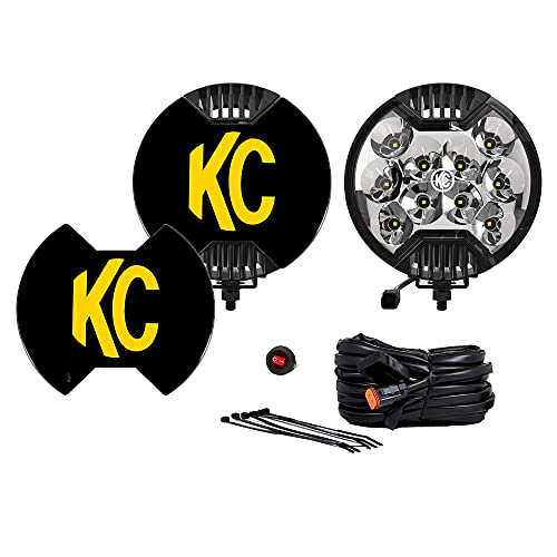 KC 100 SlimLite LED Black Spot Beam Pair Pack System