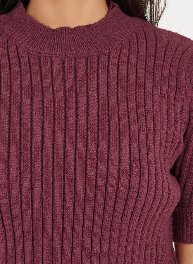 Styli High Neck Sweater Knit Top  - Image 3