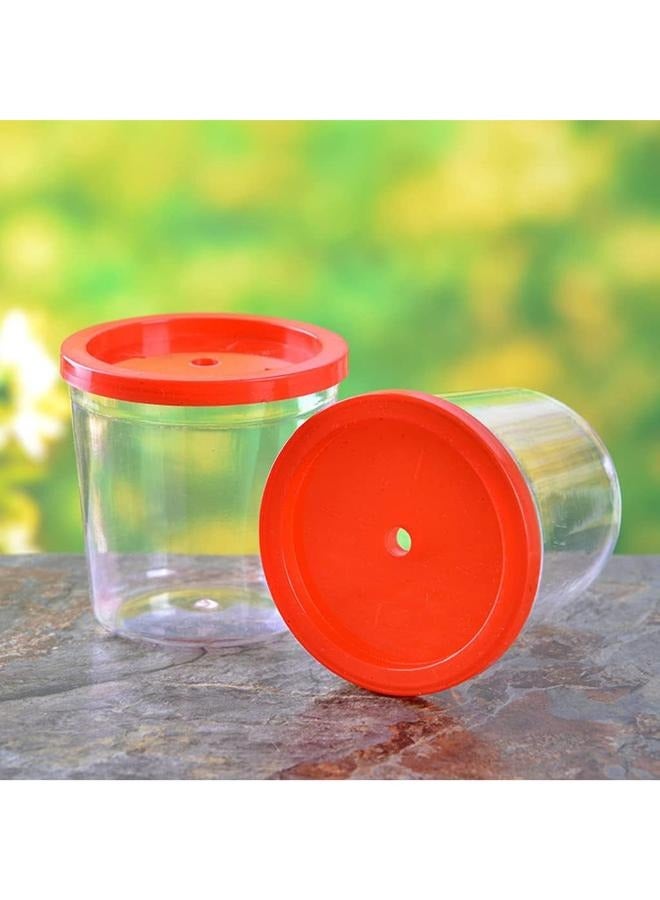 Small Fish Tank Cup for Betta Random Color - 5 Pcs - Image 1
