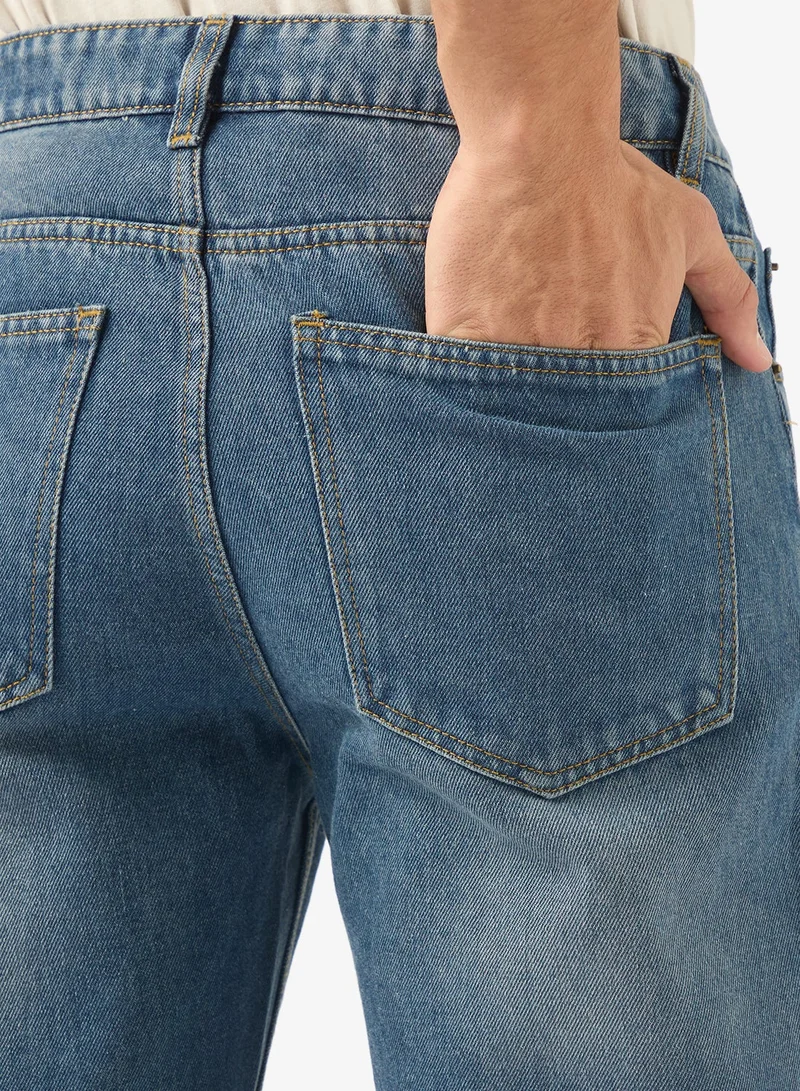 Seventy Five  Casual Straight Fit Jeans for Men | Best Price UAE