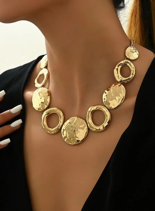 Take Two Take Two Circle Hollow Necklace