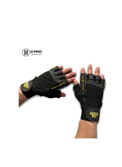 H PRO Pro Gym Training Exercise Gloves Large  - Image 1