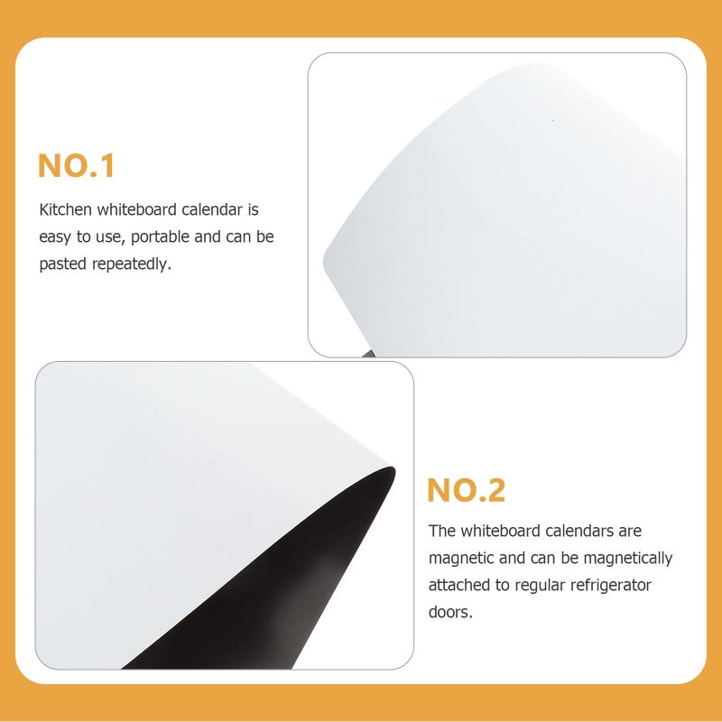 A4 Size Magnetic Soft Whiteboard Reusable Dry Erase Writing Board For Home Office - Image 5