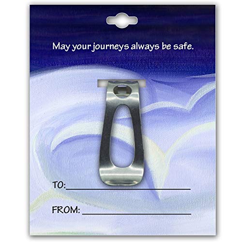 Cathedral Art (Abbey & CA Gift) Traveler's Prayer Cross Sun Visor Clip for Anniversary - Image 3